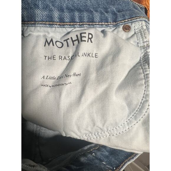 Mother Superior The Rascal Ankle Jeans A Little Dirt Never Hurt Size 28 - Picture 12 of 12